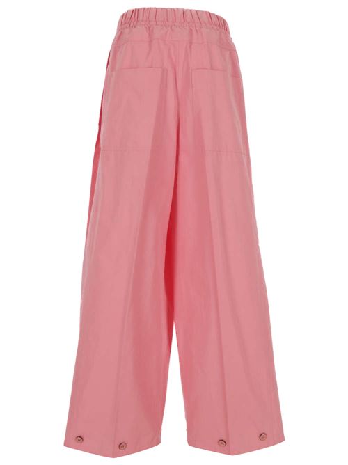 Rose pink cotton poplin pants Jil Sander | J02KA0221J45202951